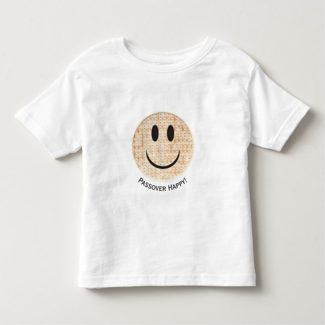 Pascua Feliz Matzah Toddler Bellas Camisetas de Je (Anverso)