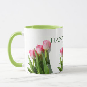 ¡Pascua feliz! Taza de los tulipanes