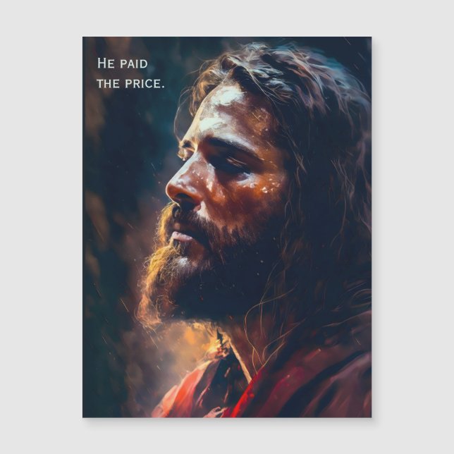 Pascua Jesús - Paguó El Precio - Magnet redimido (Anverso)