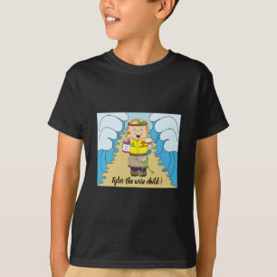 Pascua la camiseta de "El niño sabio"
