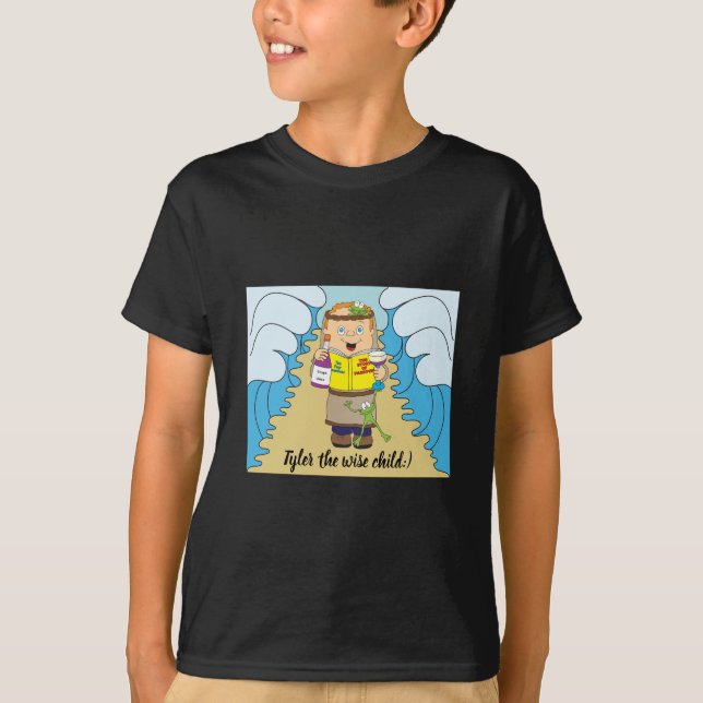 Pascua la camiseta de "El niño sabio" (Anverso)