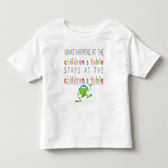 Pascua "La mesa de los niños", pequeña camiseta (Anverso)