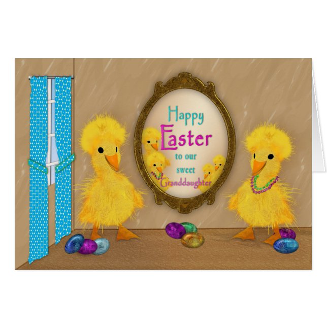 Pascua - Patos divertidos - Nieta (Anverso (Horizontal))