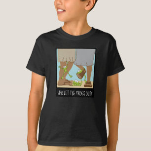 Pascua ¿Quién dejó salir a las ranas? Camiseta