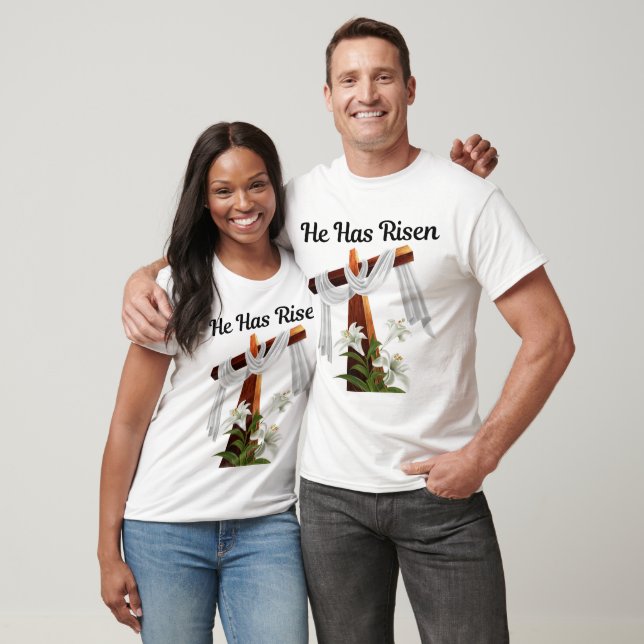 Pascua, se ha levantado camiseta cristiana (Unisexo)