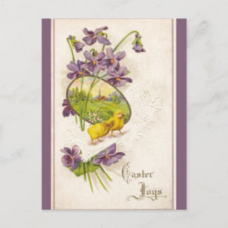 Pascua - Violetas y Postales de Antigüedades de Al