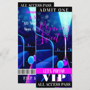 Pase de Acceso Total VIP Ticket Autobús de Fiesta 