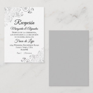 Pase de Boleto Para la Recepción de la Boda
