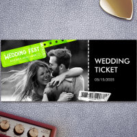 Pase de embarque del concierto de Boda de rock y R