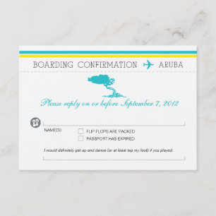 Pase de embarque RSVP a Aruba