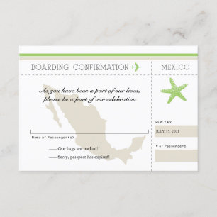 Pase de embarque RSVP a México