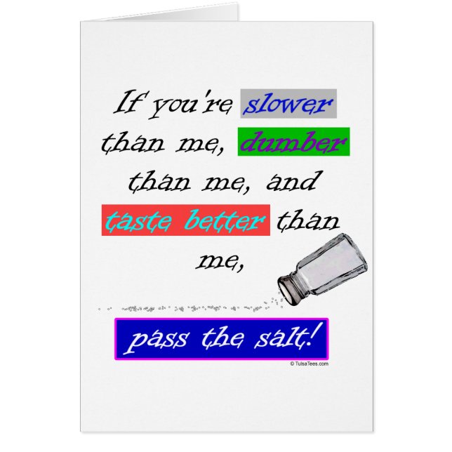 Pase la sal (Frente)