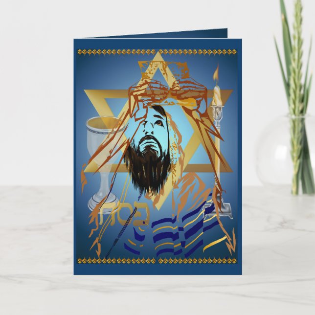 Pase sobre tarjeta del azul del collage (Anverso)