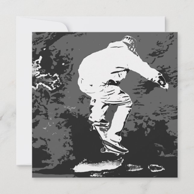 Paseando por la tormenta- Skateboarder (Anverso)