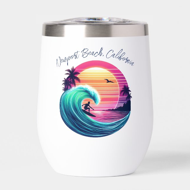 Pasear por la ola al atardecer (Frente)