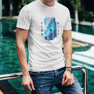 Pasear por las salvajes olas | Camiseta blanca Gua
