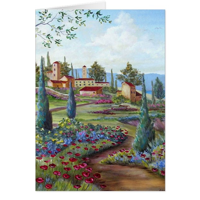 Paseo a través de Toscana (Frente)