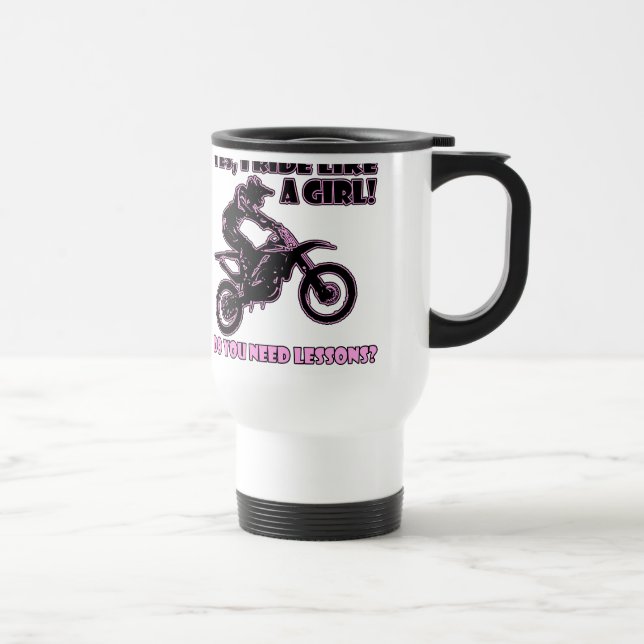 Paseo como una taza del viaje del motocrós de la (Derecha)