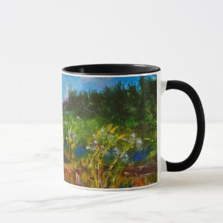 "Paseo conmigo" arte de la taza del paisaje