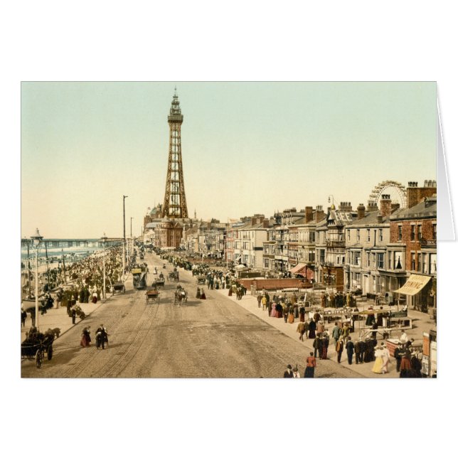 Paseo de Blackpool, Lancashire, Inglaterra (Anverso (Horizontal))