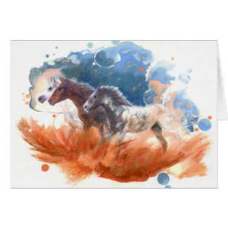 Paseo de la noche - mustangos