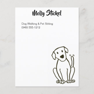 Paseo de perros o volante de sesión de Mascota