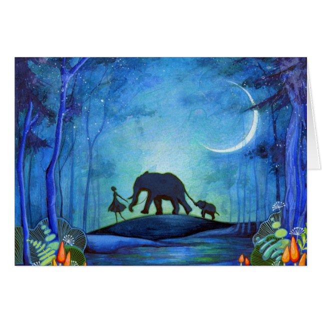 Paseo del elefante (Anverso (Horizontal))