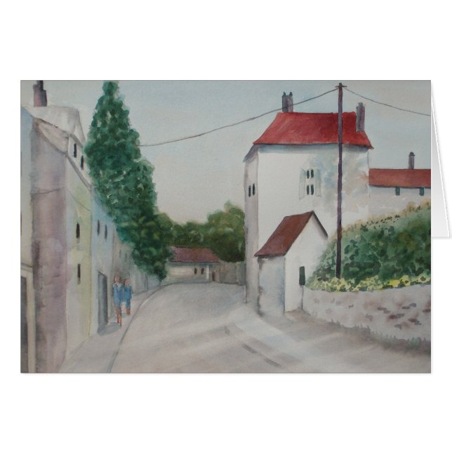 Paseo del pueblo (Anverso (Horizontal))