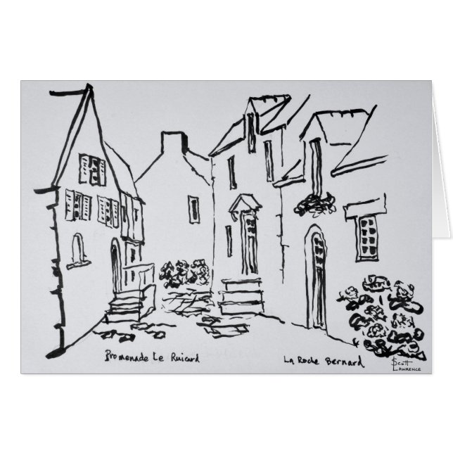 Paseo del Ruicard | La Roche-Bernard, Bretaña (Anverso (Horizontal))