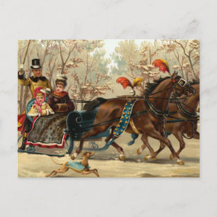 "Paseo del trineo del navidad "