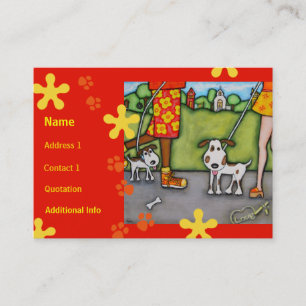 Paseo del verano con la tarjeta de visita de los