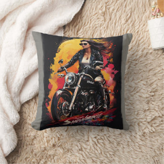 Paseo en estilo: Cojín decorativo de ciclismo auda
