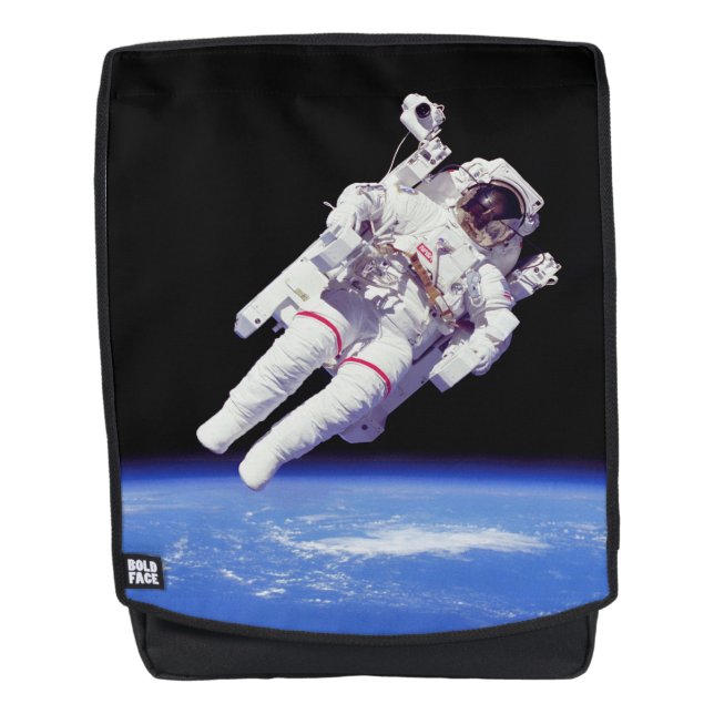 Paseo espacial con mochila propulsora de astronaut (Anverso)