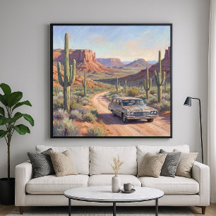 Paseo Occidental Americano - Arte de Estilo Pictór