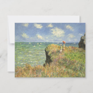 Paseo por el acantilado en Pourville de Claude Mon