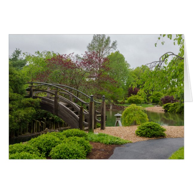 Paseo por el jardín del día de la nubes (Anverso (Horizontal))