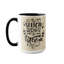 Paseos y cacao caliente - taza del trineo del