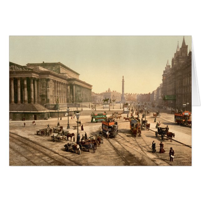 Pasillo de San Jorge, Liverpool, Merseyside, (Anverso (Horizontal))