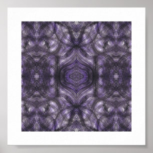 Pasillos Arte abstracto de acuarela púrpura oscuro