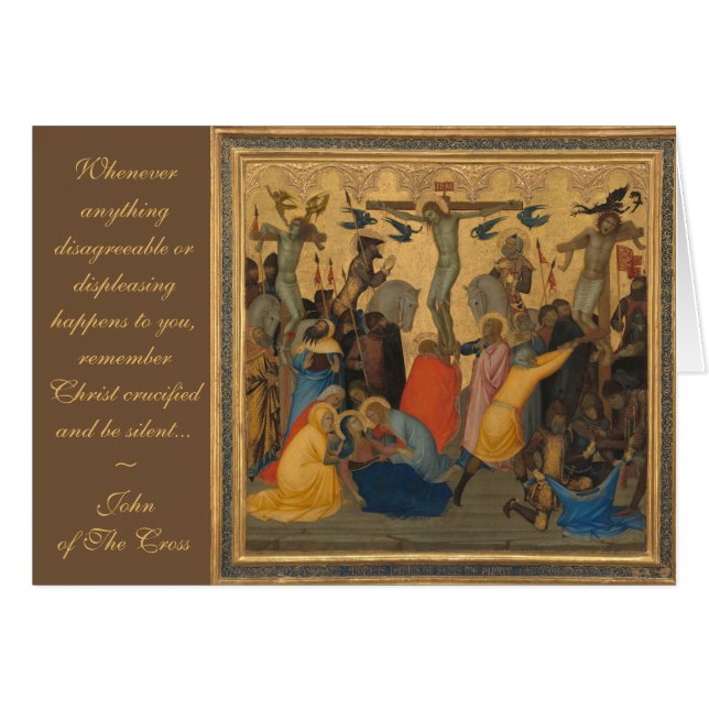 Pasión de la pintura de crucifixión de Jesucristo (Anverso (Horizontal))