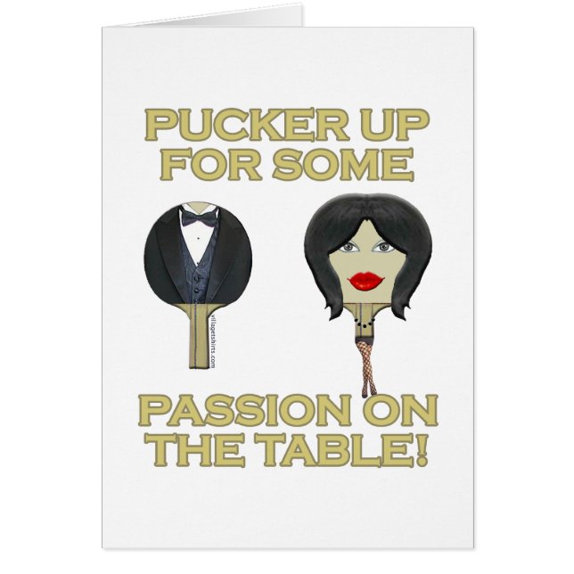 Pasión de la tabla de ping-pong (Frente)