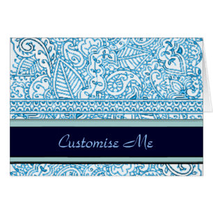 Pasión de Paisley - azul (alheña)