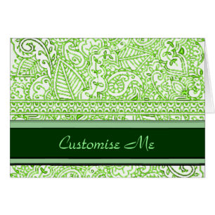 Pasión de Paisley - verde (alheña)