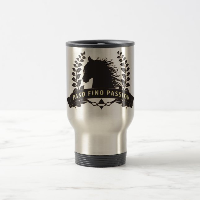 Pasión de Paso Fino - taza del viaje (Centro)