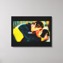 Pasión futbolística Impresión de Canvas Diego y Cl