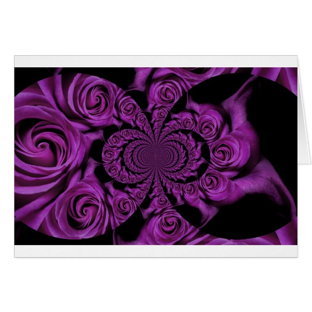 Pasión Púrpura: Rosas de Romance Real (Anverso (Horizontal))