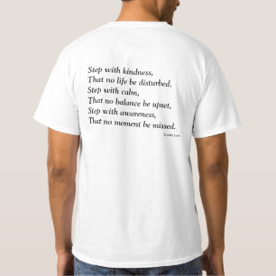 Paso con la camiseta de Kindness