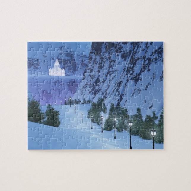 Paso del rompecabezas de la luz (Horizontal)