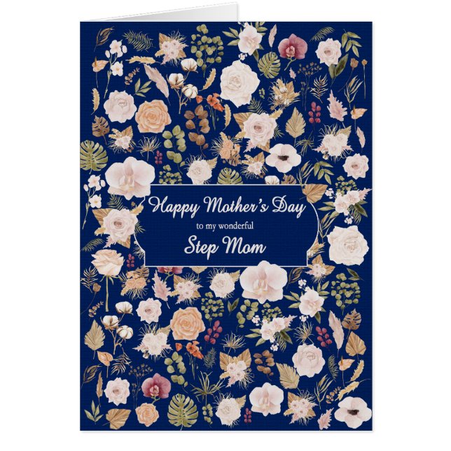 Paso Mamá Día de la Madre Flores dispersas (Frente)