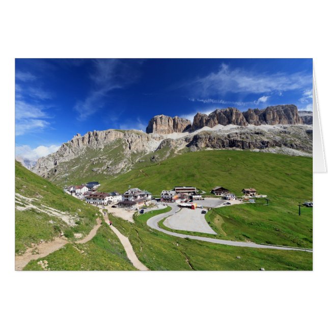 Paso Pordoi y montaña (Anverso (Horizontal))